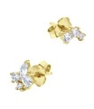 Shining CZ Crystal Silver Stud Earring STS-5992